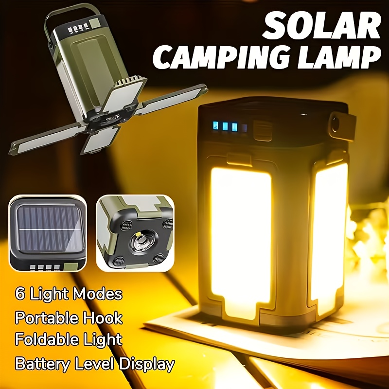 Solar Lamp - Solar Outdoor Portable Camping Light Solar