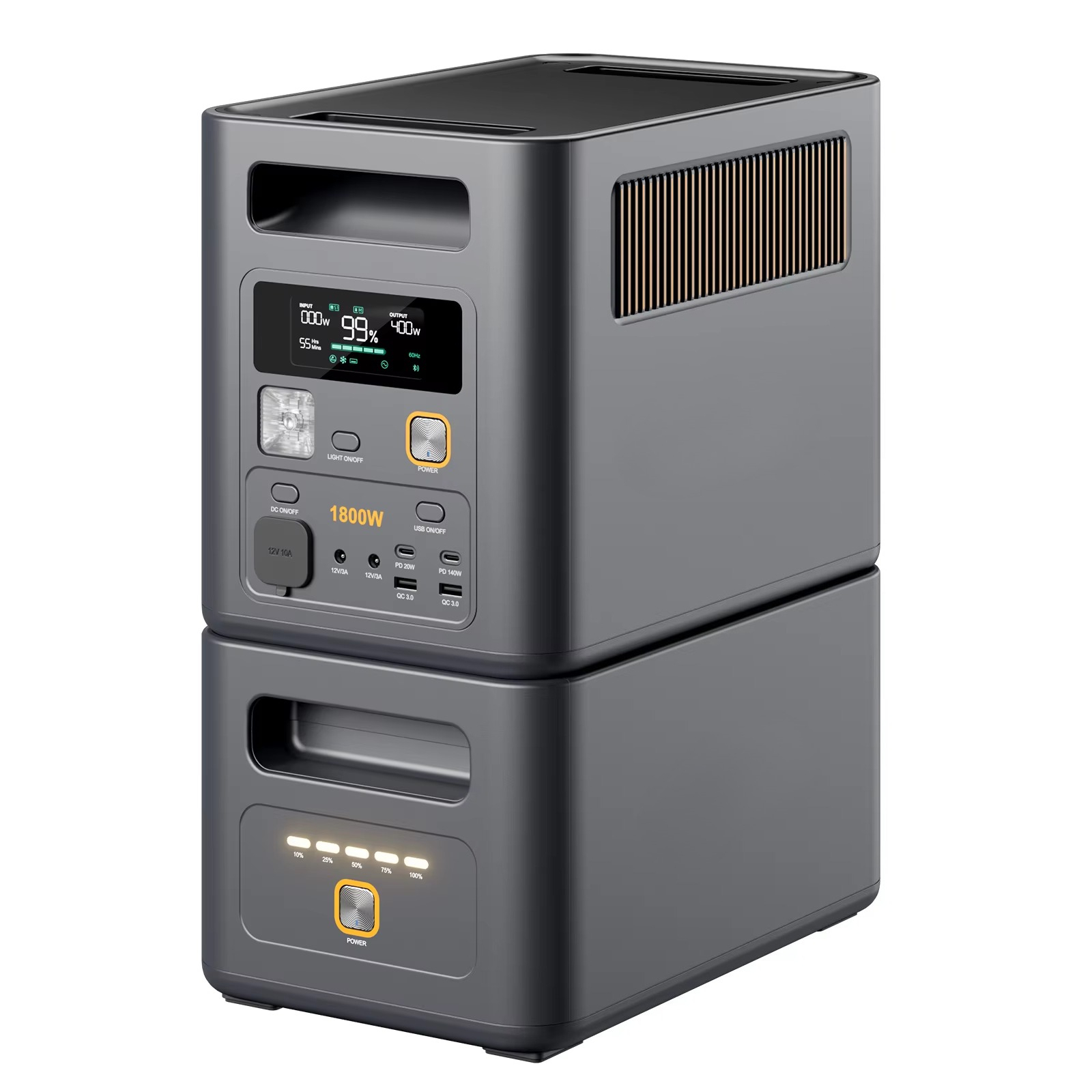Solar Generator - New Design 1800W Vice Portable Power