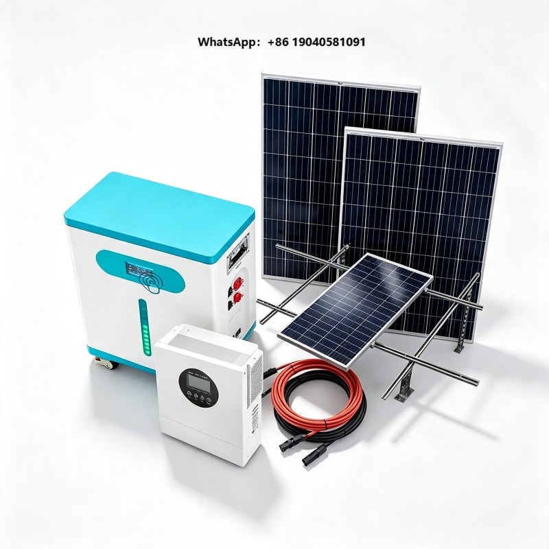 Power Inverter - Panels with Battery and Inverter 10kWh