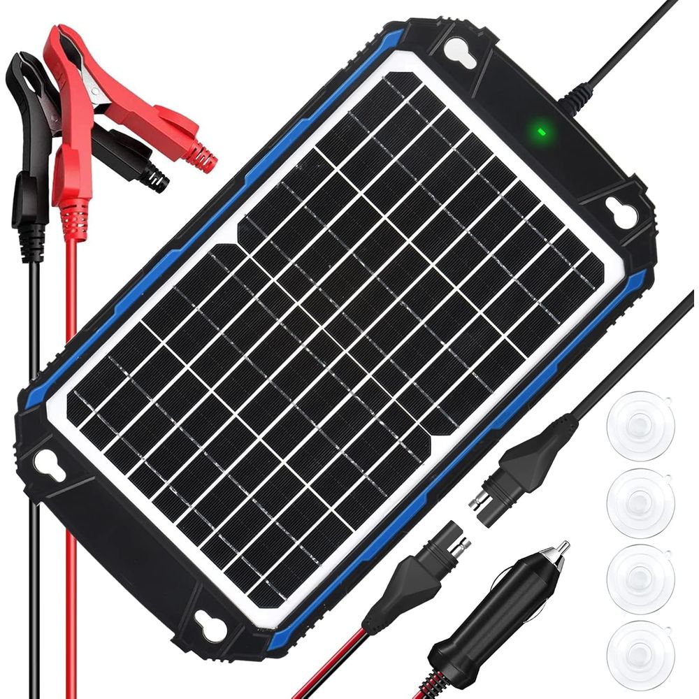 Solar Panel - Waterproof 12W 12V Solar Battery Charger