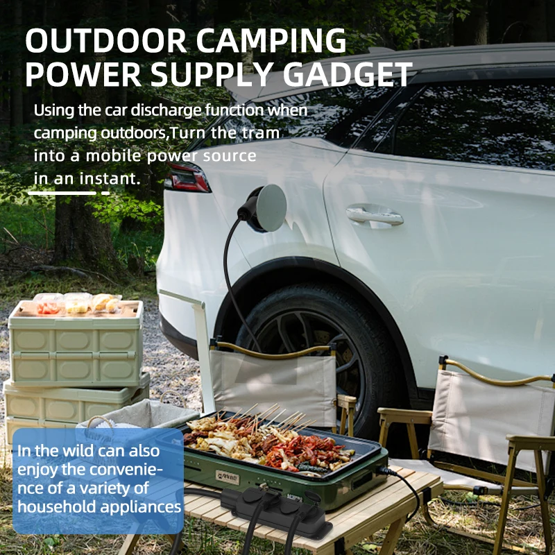 Portable 16A 4KW V2L Cable Ele - Outdoor Power Station recension och pris