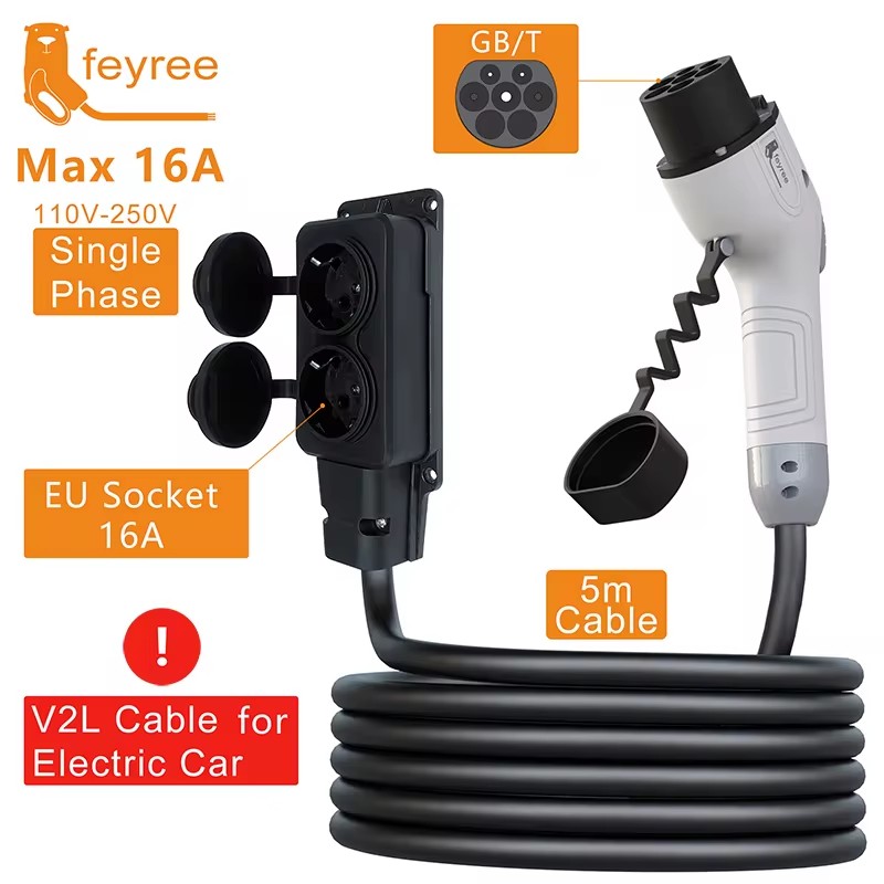 Feyree V2L Cable Discharge Plu - Outdoor Power Station recension och pris
